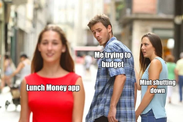 Lunch break app marketing meme example from a recurring app mission