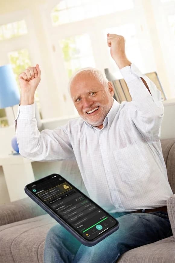 Phone app recommendation meme example from a recurring app mission