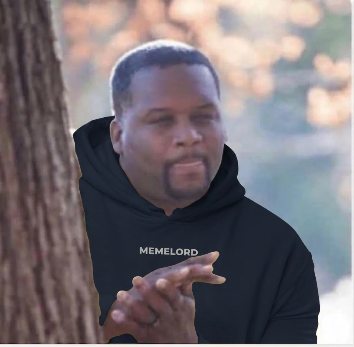 Memelord hoodie fashion meme example from a recurring merch mission