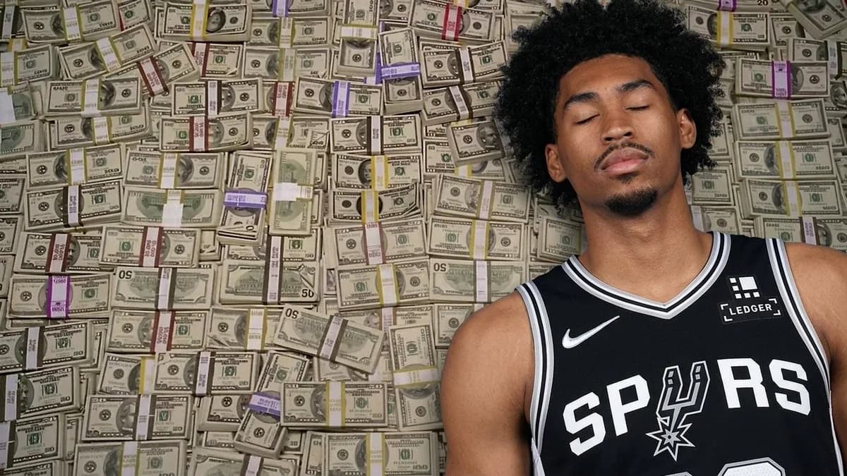 San Antonio Spurs money bed meme example from a recurring sports mission