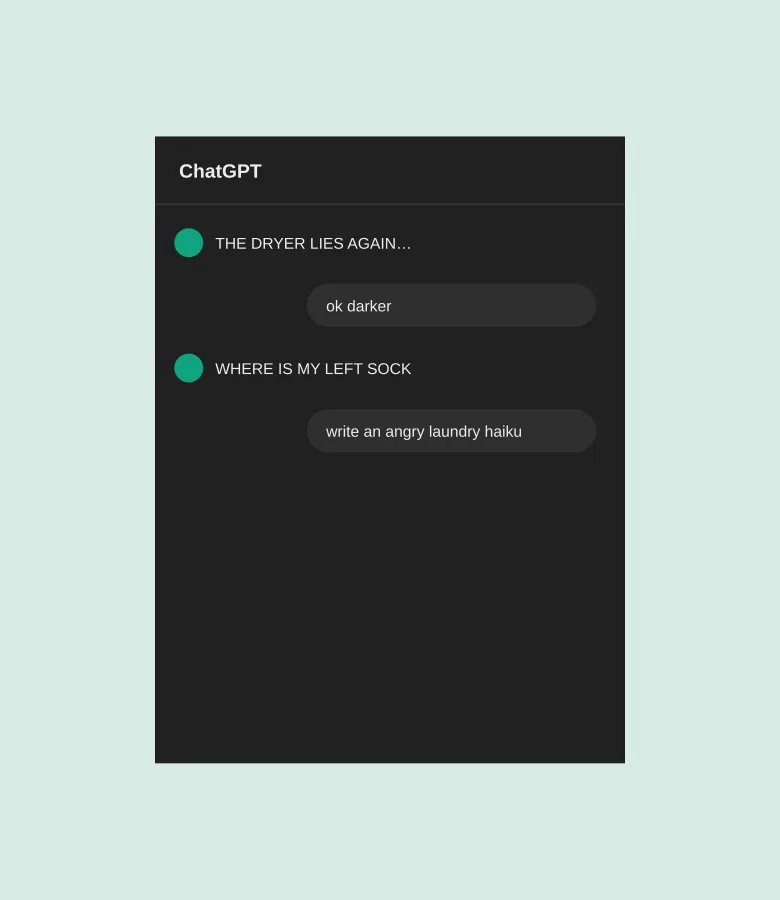 Fake ChatGPT Conversation Generator example 2