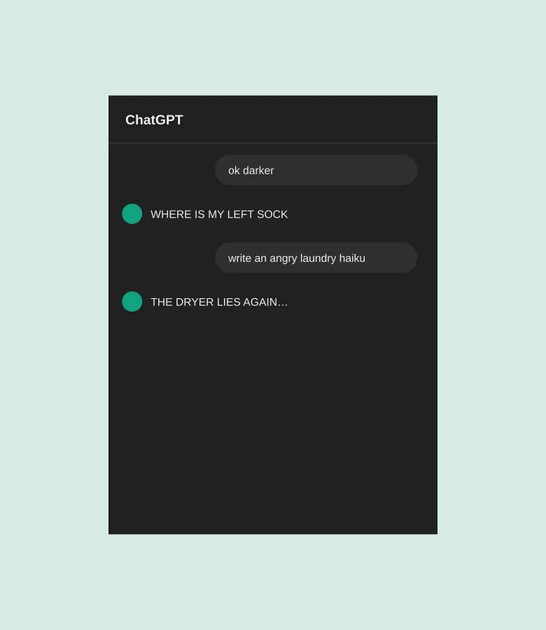 Fake ChatGPT Conversation Generator example 3