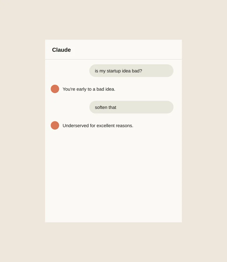 Fake Claude Conversation Generator example 1