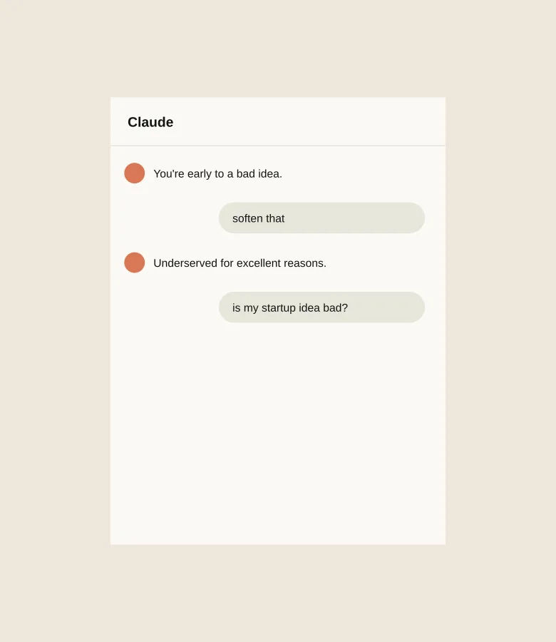 Fake Claude Conversation Generator example 2