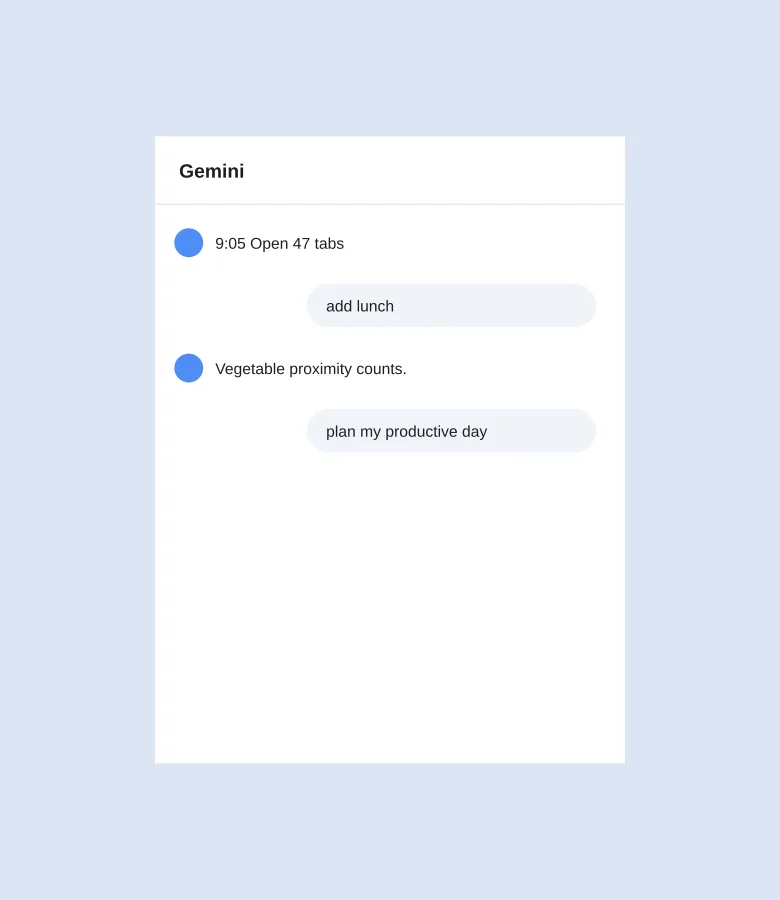 Fake Gemini Conversation Generator example 2