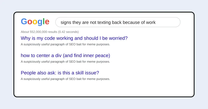 Fake Google Search Generator example 3