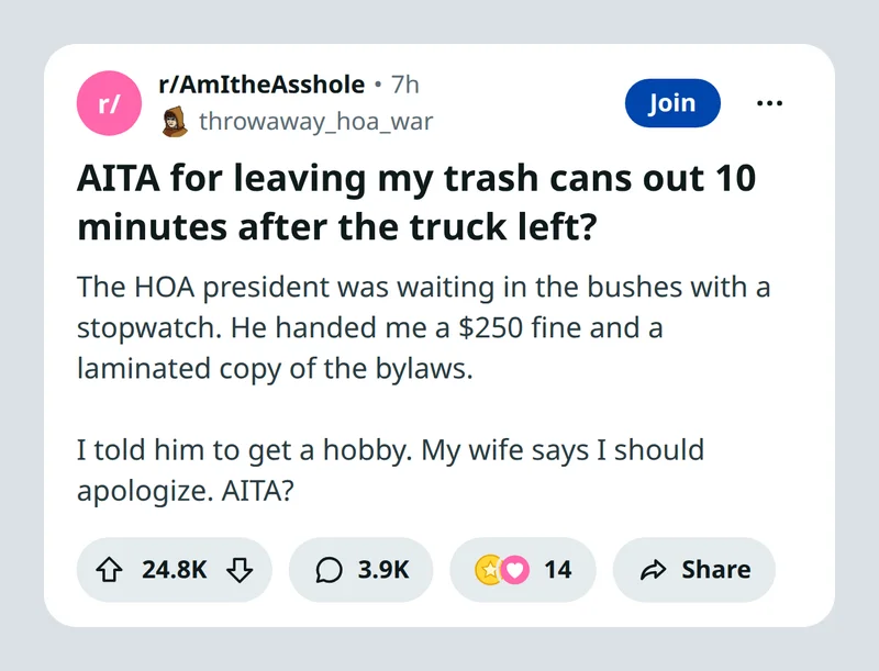 Fake Reddit Post Generator example 1