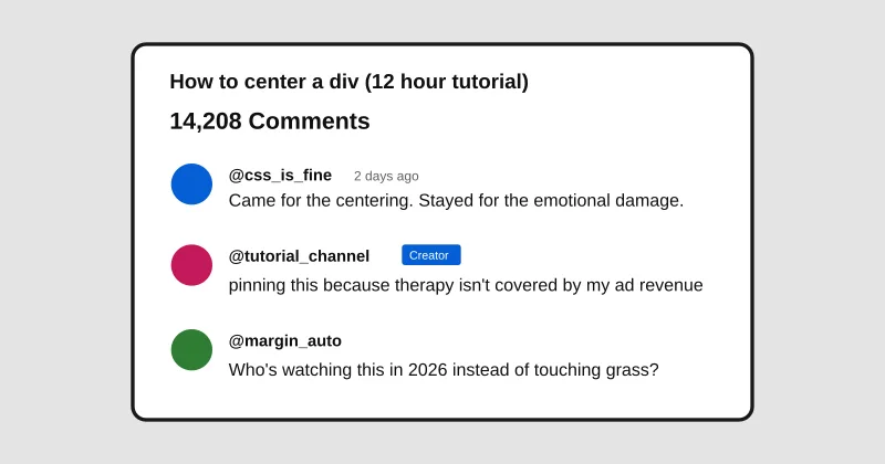 Fake YouTube Comments Generator example 1