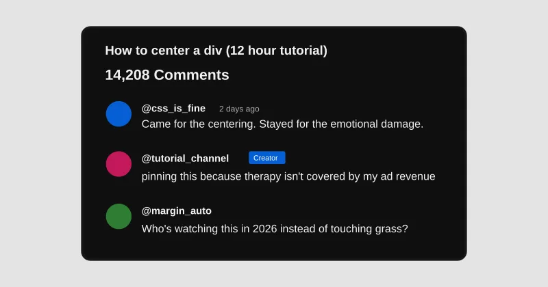 Fake YouTube Comments Generator example 2